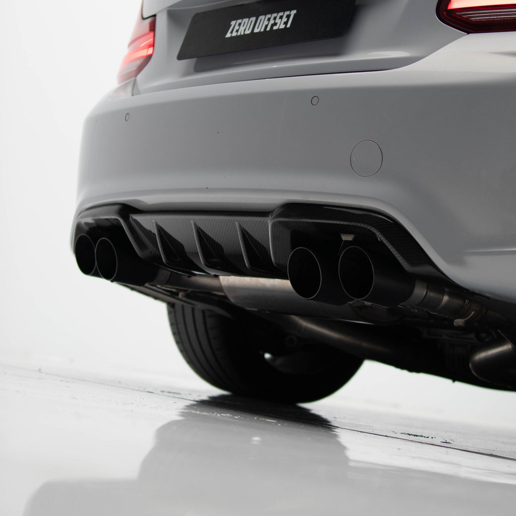 M Performance Style Carbon Fiber Rear Diffuser Pre-Pregged Dry Carbon Fiber for BMW M2 F87 2016-2021 – image 7