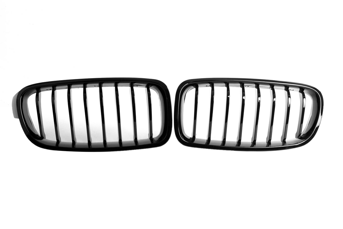 M Performance Gloss Black Grille (Single Slat) For BMW 3 Series F30 F31 2012-2018 – image 2