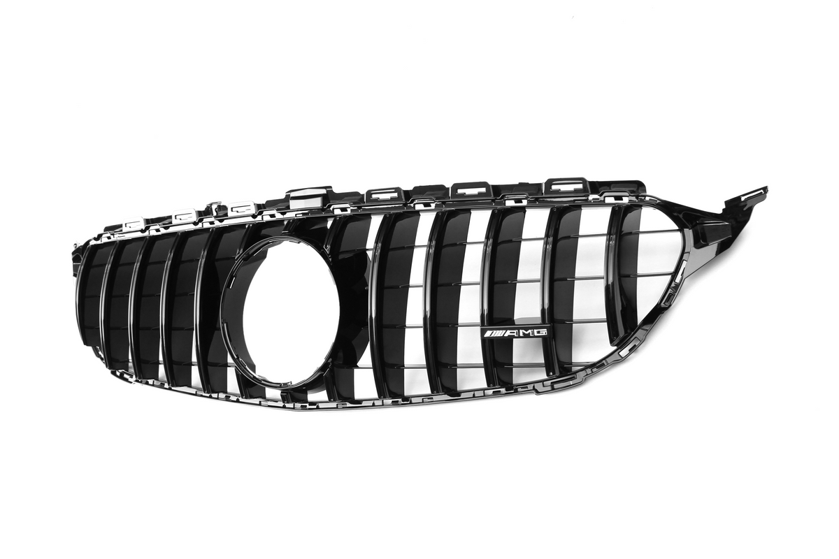 AMG Panamericana Style Grille for Mercedes-Benz C Class (AMG Line) C205/W205 2015-2018 - Black – image 3