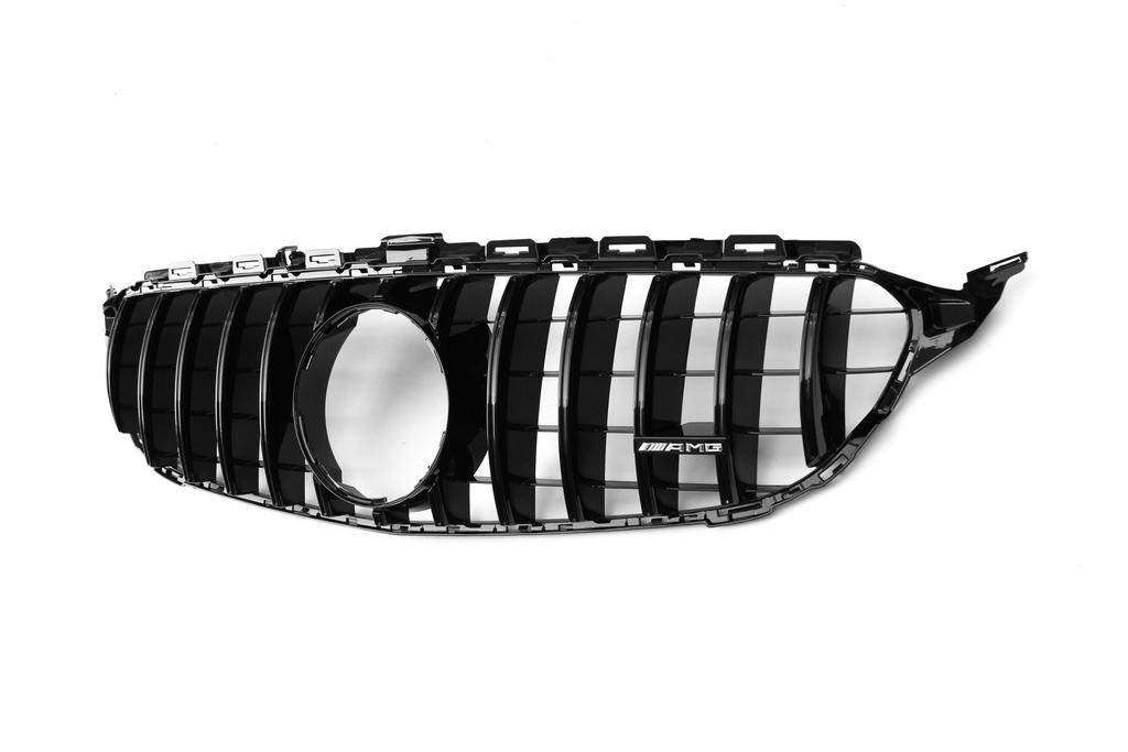 AMG Panamericana Style Grille for Mercedes-Benz C Class (AMG Line) C205/W205 2015-2018 - Black – image 4