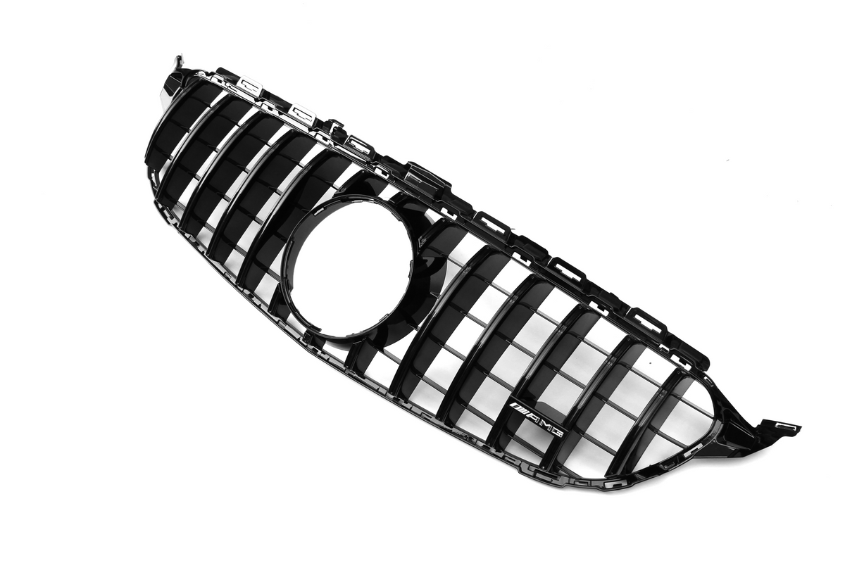 AMG Panamericana Style Grille for Mercedes-Benz C Class (AMG Line) C205/W205 2015-2018 - Black – image 7