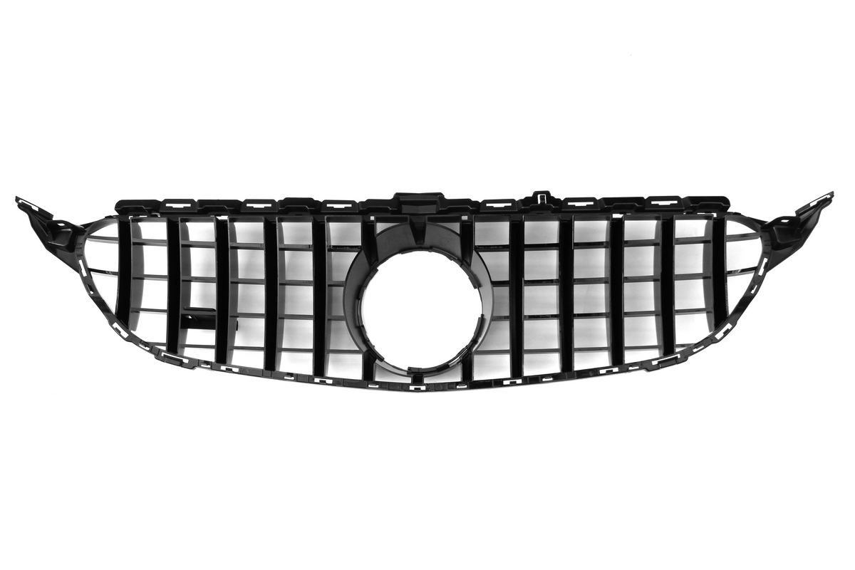 AMG Panamericana Style Grille for Mercedes-Benz C Class (AMG Line) C205/W205 2015-2018 - Silver – Photo 7