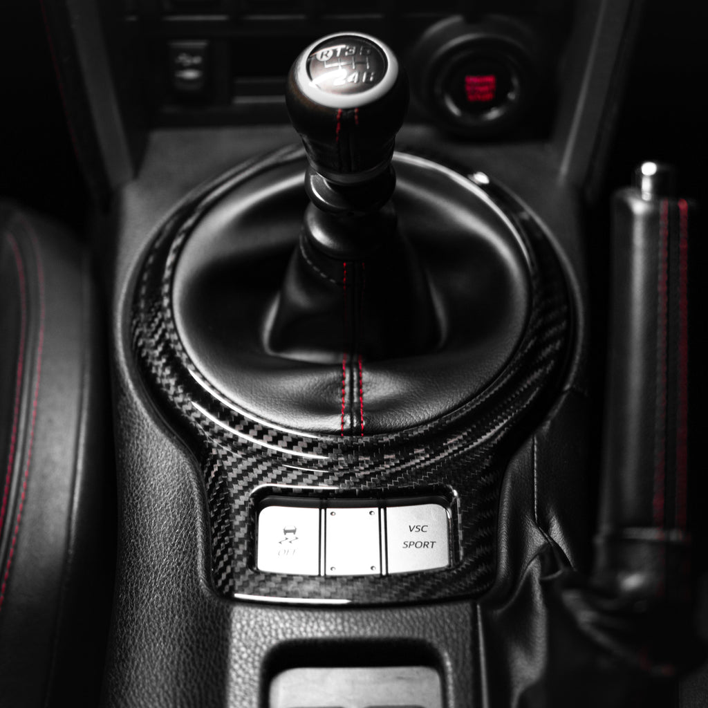 Dry Carbon Fiber Shifter Surround for Toyota 86 (ZN6)/Subaru BRZ (ZC6) 2012-2021 – image 2