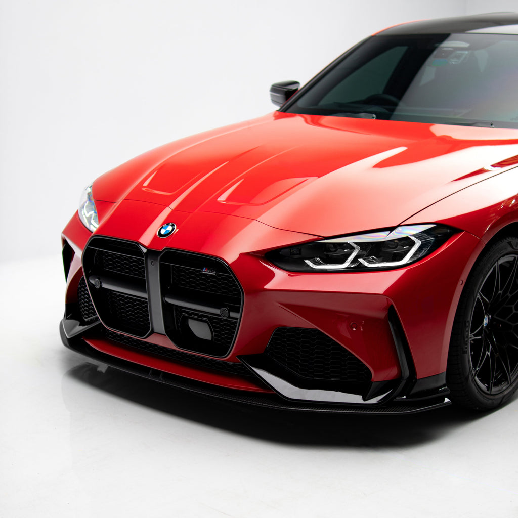 BMW G80 G81 M3 / G82 G83 M4 Dry Carbon Fiber Front Lip for Adro Front Bumper V1 2020+ – image 7
