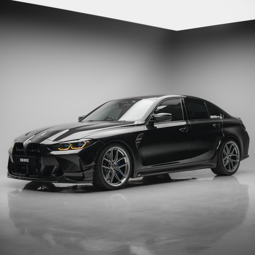 OEM Style Pre Pregged Dry Carbon Side Skirts for BMW M3 G80 G81 2020+ – image 4