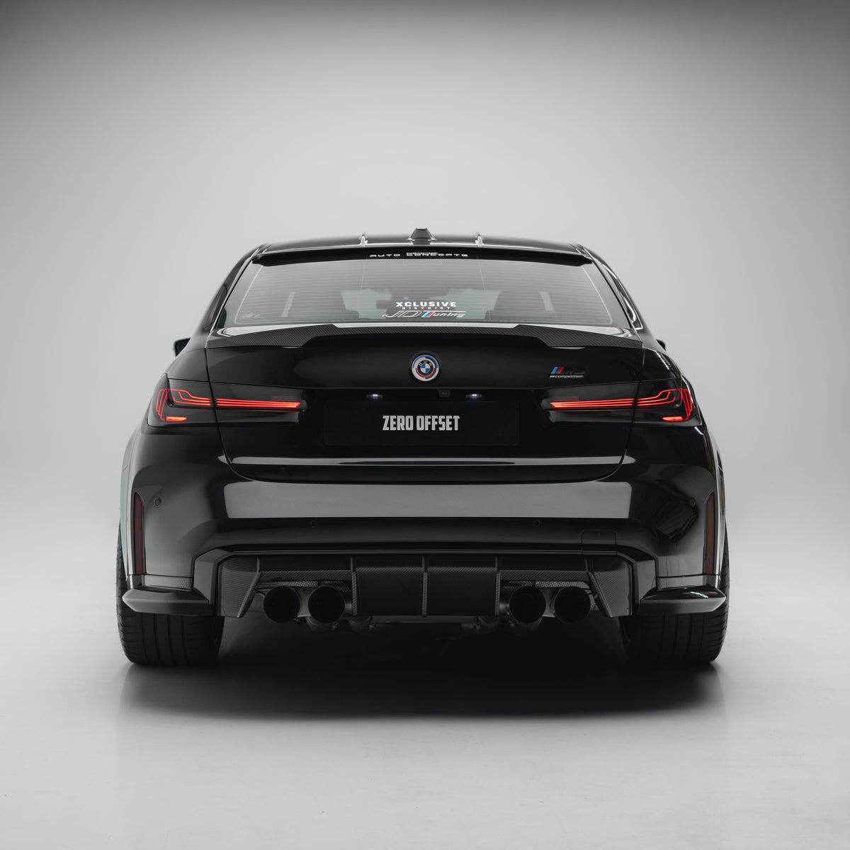 OEM Style Pre Pregged Dry Carbon Rear Winglets for BMW M3 G80 G81 2020+ – image 4