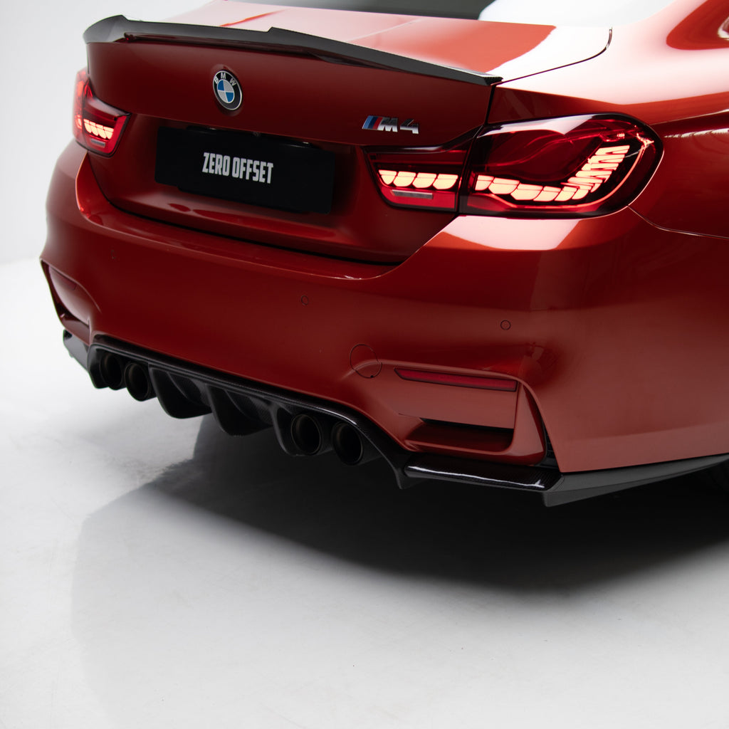 Vorsteiner Style Pre Pregged Carbon Fiber Rear Diffuser for BMW M3 F80 / M4 F82 F83 2014-2020 – image 11