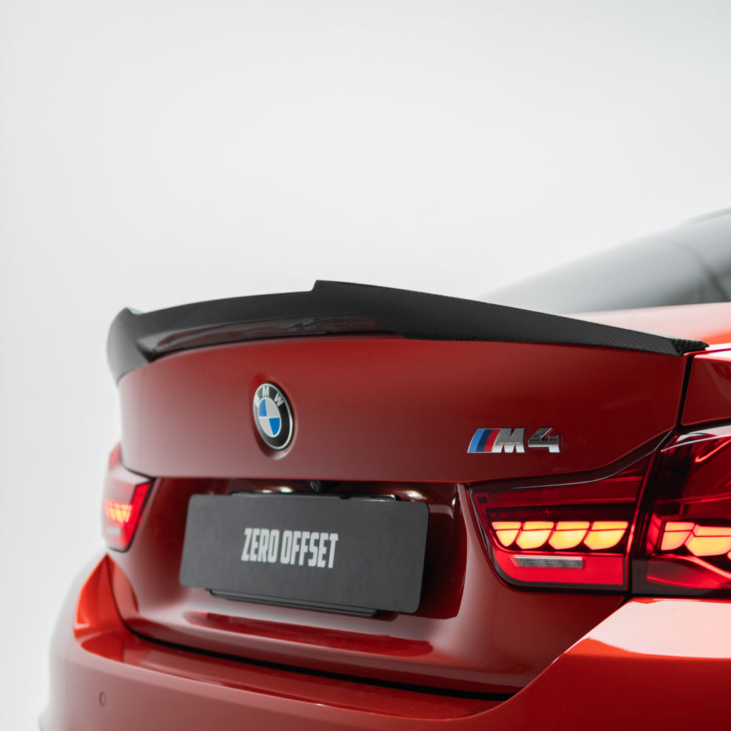 M4 Style Pre Pregged Dry Carbon Fiber Spoiler for BMW M4 F82 2014-2020 – image 2