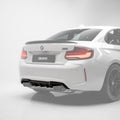 M Performance Style Carbon Fiber Rear Diffuser Pre-Pregged Dry Carbon Fiber for BMW M2 F87 2016-2021