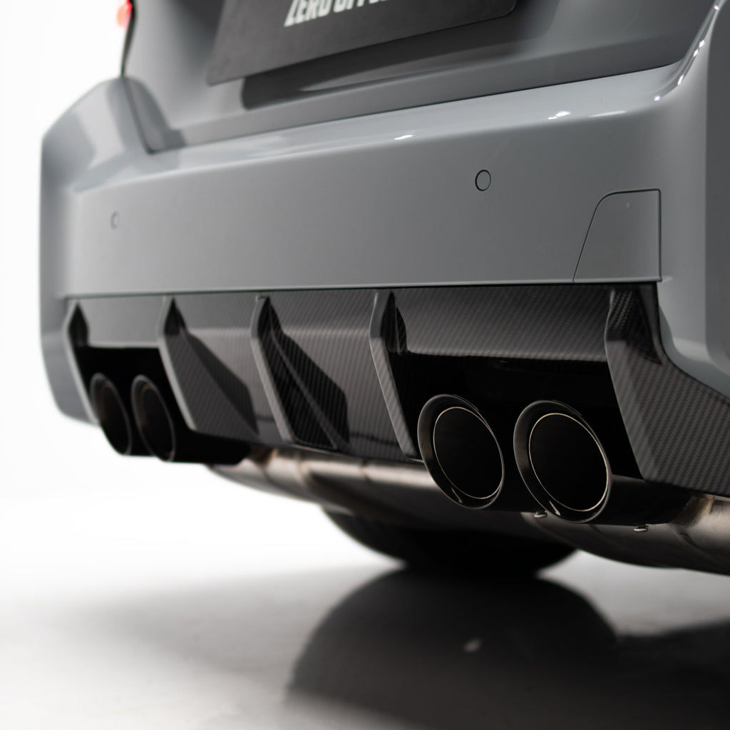 OEM Style Pre Pregged Dry Carbon Fiber Rear Diffuser for BMW M2 G87 2023+ – image 7