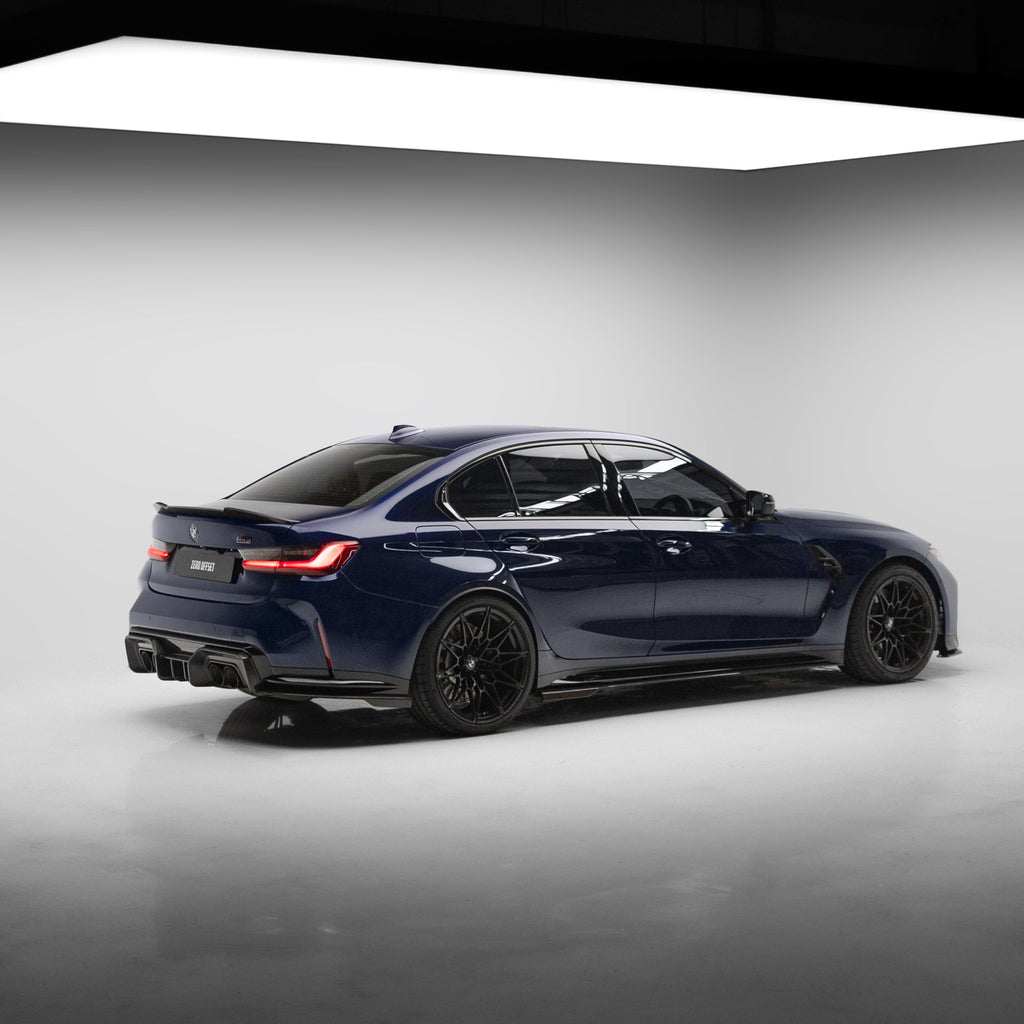 BMW G80 G81 M3 Dry Carbon Fiber Rear Diffuser V1 2020+ – image 13