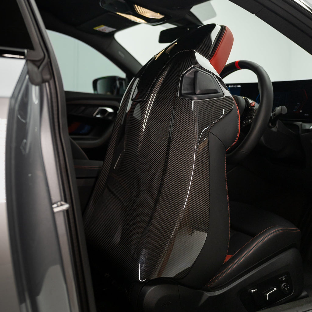 OEM Style Pre Pregged Dry Carbon Fiber Full Backrest Cover for BMW 2 Series G42 / M2 G87 / M4 G82 2022+ – Photo 6