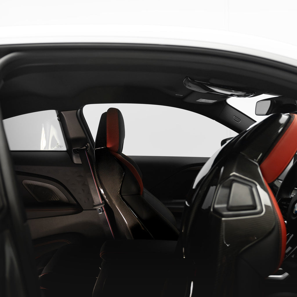 OEM Style Pre Pregged Dry Carbon Fiber Full Backrest Cover for BMW 2 Series G42 / M2 G87 / M4 G82 2022+ – image 7