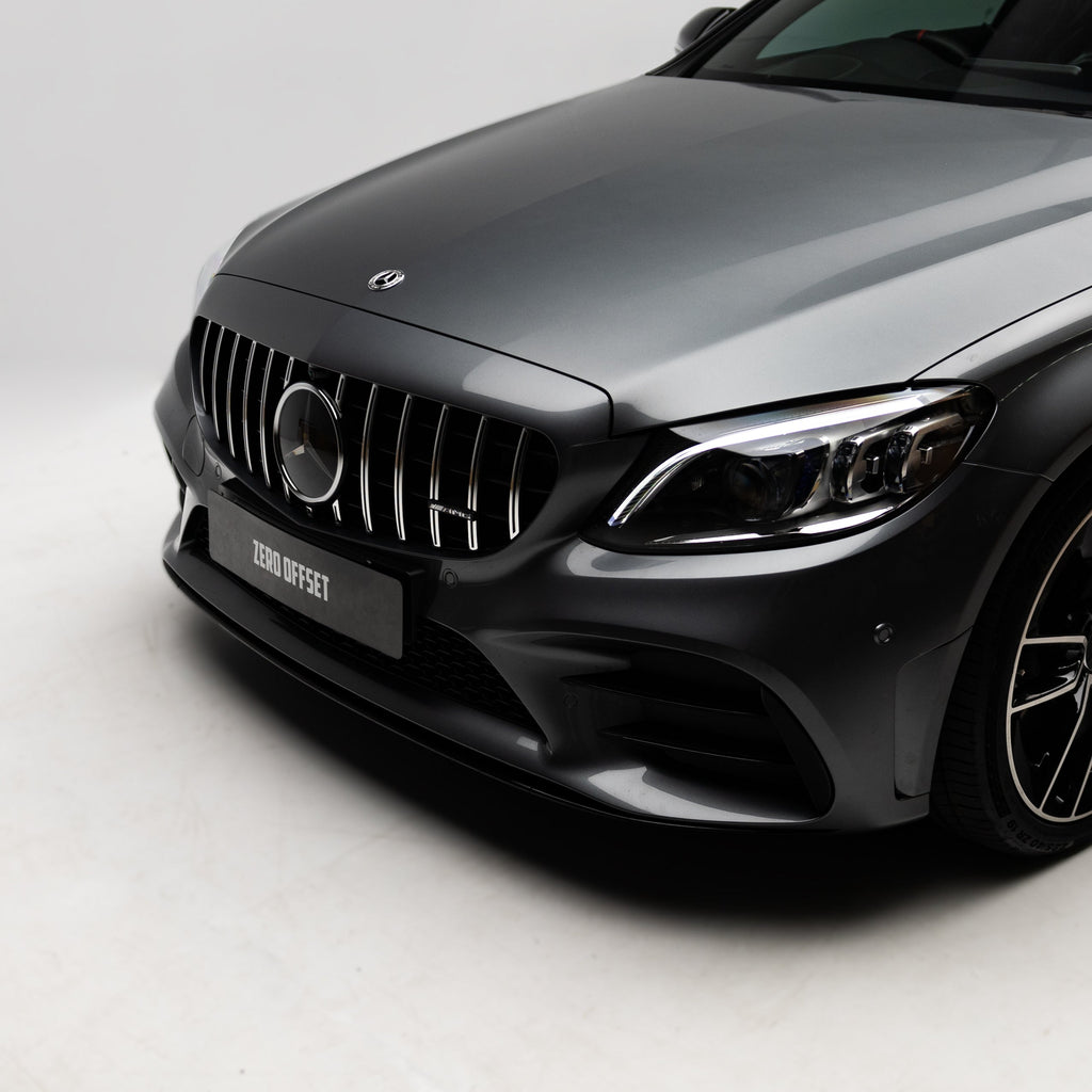 AMG Panamericana Style Grille for Mercedes-Benz C Class (AMG Line) C205/W205 2019-2022 - Silver – image 7