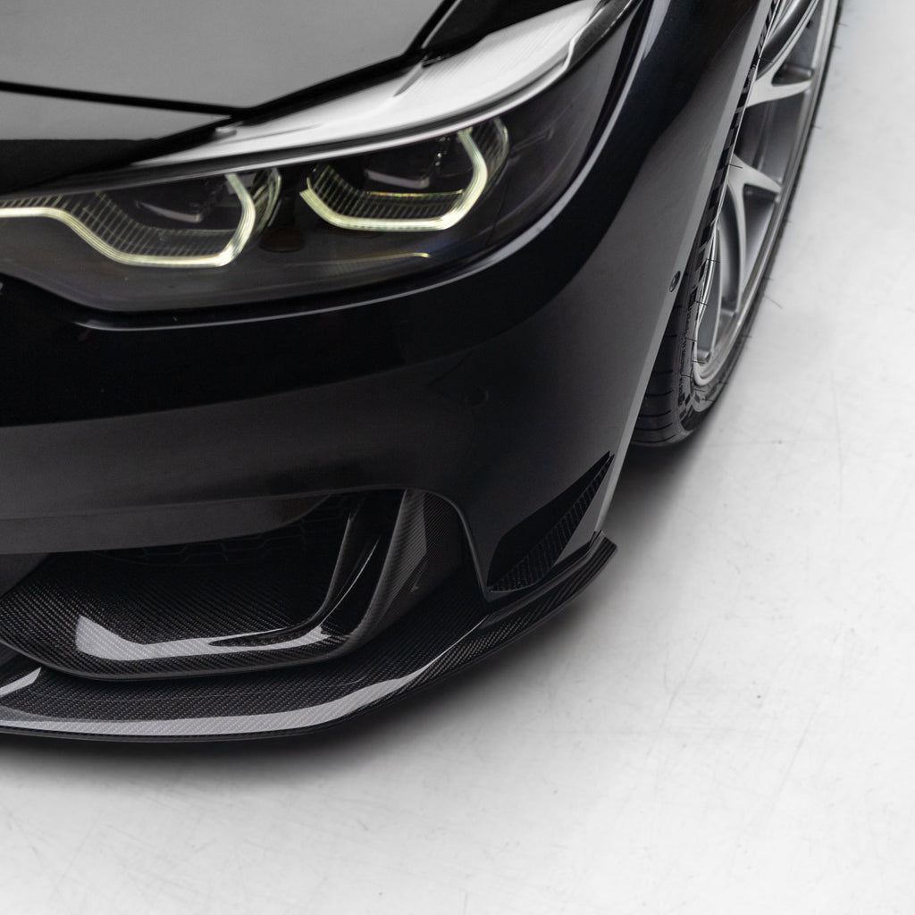 BMW M3 F80 & M4 F82 Carbon Fiber Front Bumper Canards 2013-2020 – image 8