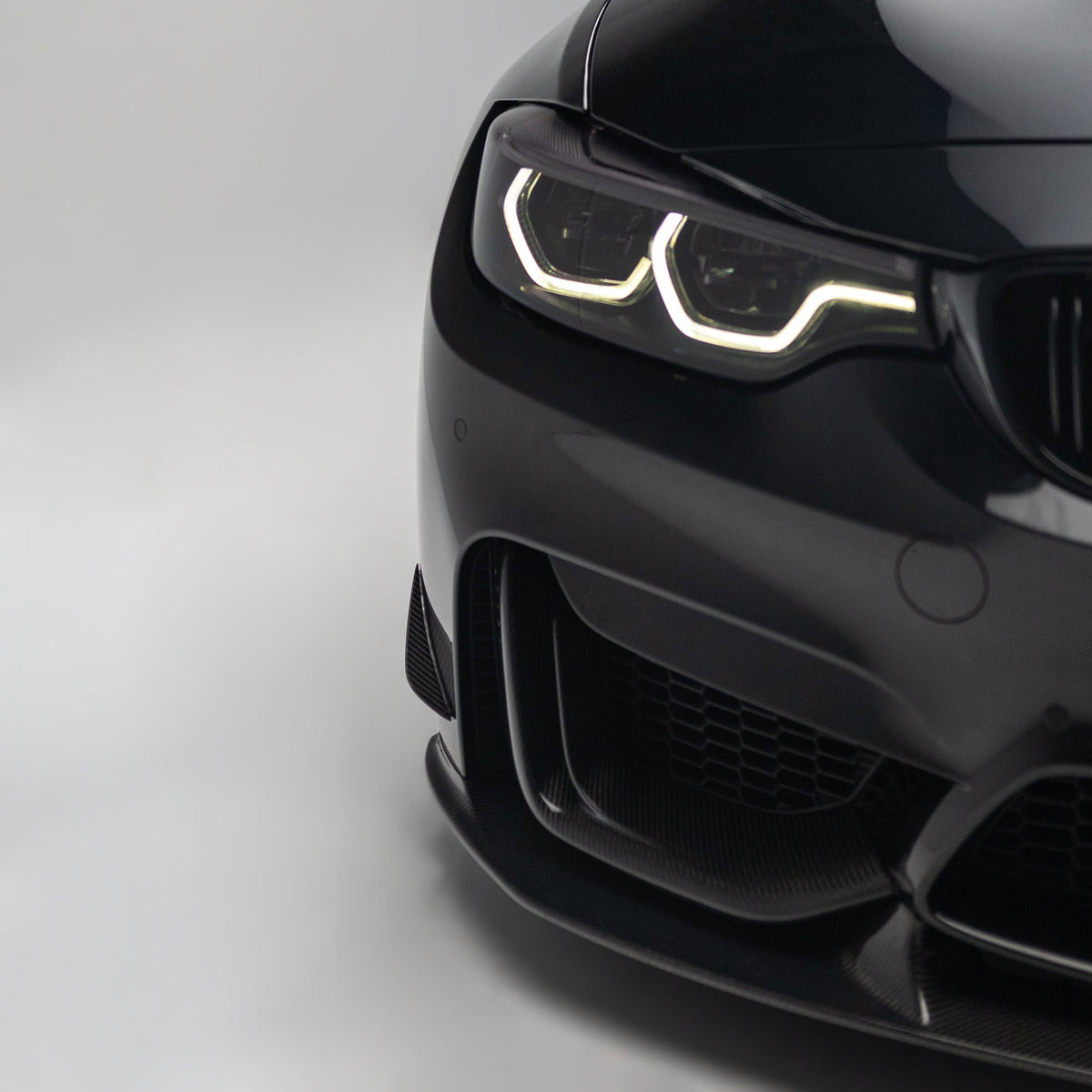BMW M3 F80 & M4 F82 Carbon Fiber Front Bumper Canards 2013-2020 – image 9
