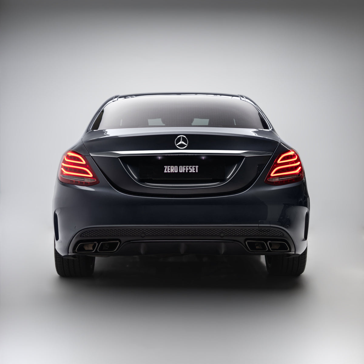 AMG Style Rear Diffuser & Exhaust Tips for Mercedes-Benz C Class W205 Sedan / S205 Wagon 2015-2018 – image 4