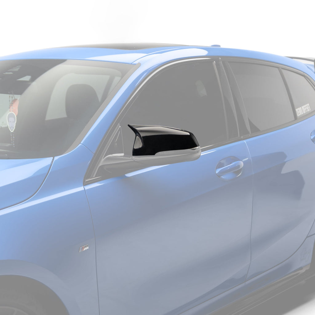 M Performance Style Gloss Black Mirror Caps for BMW 1/2 Series X1/X2/Z4 (F39)(F40)(F44)(F48)(G29) & Toyota Sup