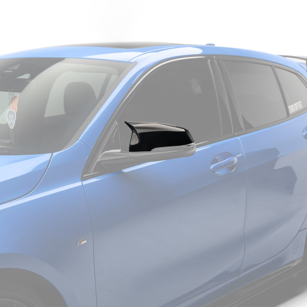M Performance Style Gloss Black Mirror Caps for BMW 1/2 Series X1/X2/Z4 (F39)(F40)(F44)(F48)(G29) & Toyota Sup