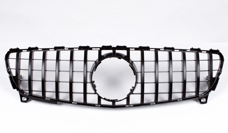 AMG Panamericana Style Grille for Mercedes-Benz A Class W176 2016-2018 - Black – image 5