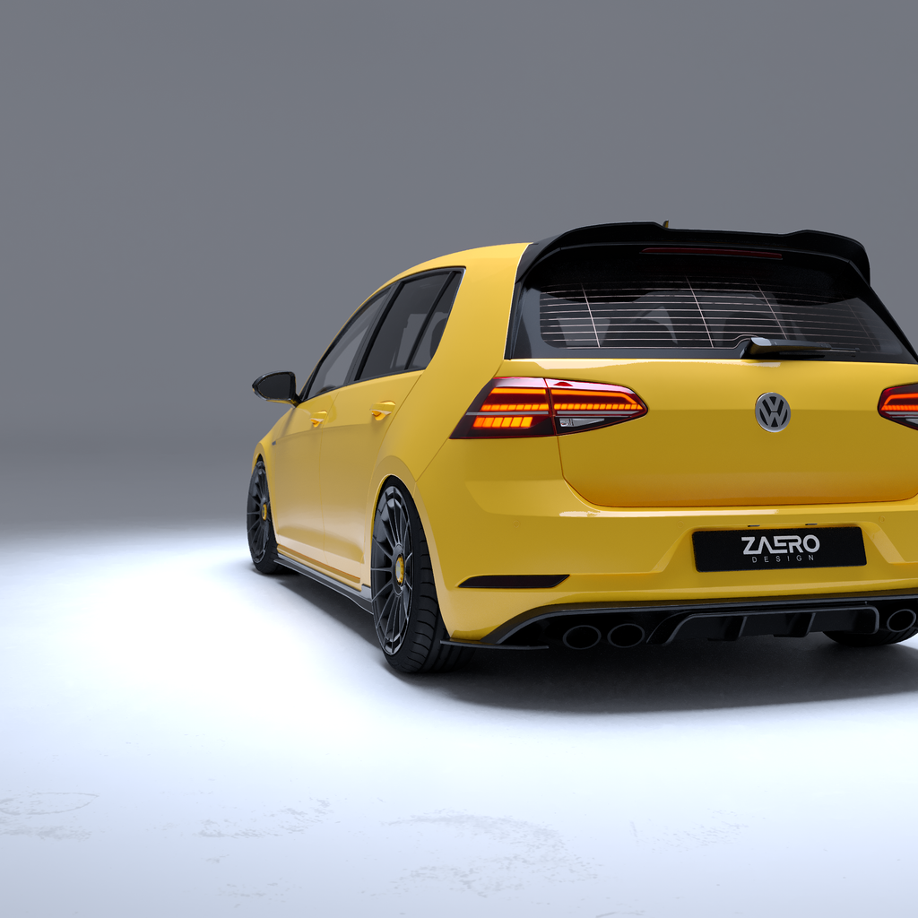 EVO-1 Rear Diffuser for Volkswagen Golf MK7.5R 2018-2021 – image 4