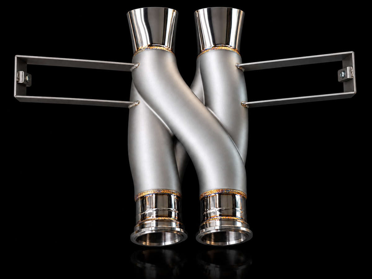 Project Gamma Lamborghini Temerario Z-Pipe Exhaust System – Stainless Steel Performance Exhaust – Photo 2
