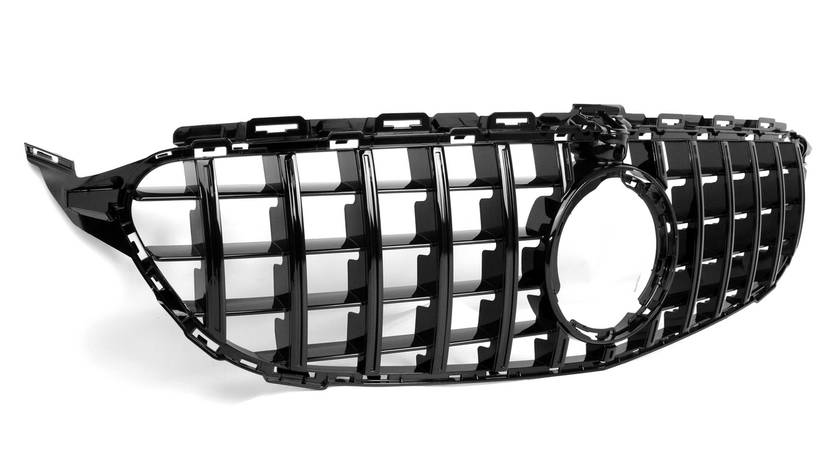 AMG Panamericana Style Grille for Mercedes-Benz C Class (AMG Line) C205/W205 2019-2022 - Black – image 10