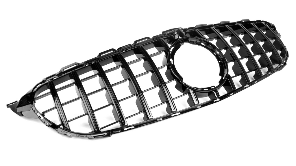 AMG Panamericana Style Grille for Mercedes-Benz C Class (AMG Line) C205/W205 2019-2022 - Black – image 11