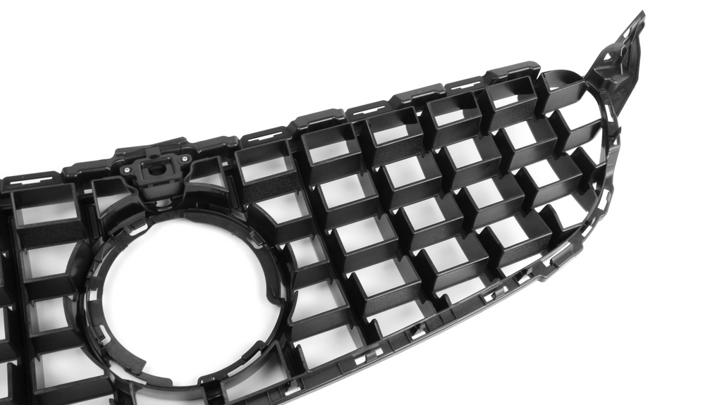 AMG Panamericana Style Grille for Mercedes-Benz C Class (AMG Line) C205/W205 2019-2022 - Silver – image 14