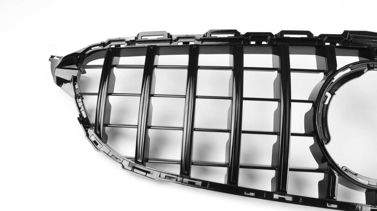 AMG Panamericana Style Grille for Mercedes-Benz C Class (AMG Line) C205/W205 2019-2022 - Black – image 8