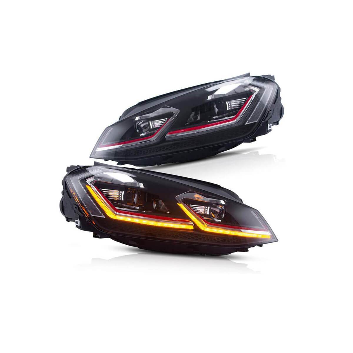 2012-2020 VW MK7.5R Style Sequential LED Headlights (MK7) – image 2