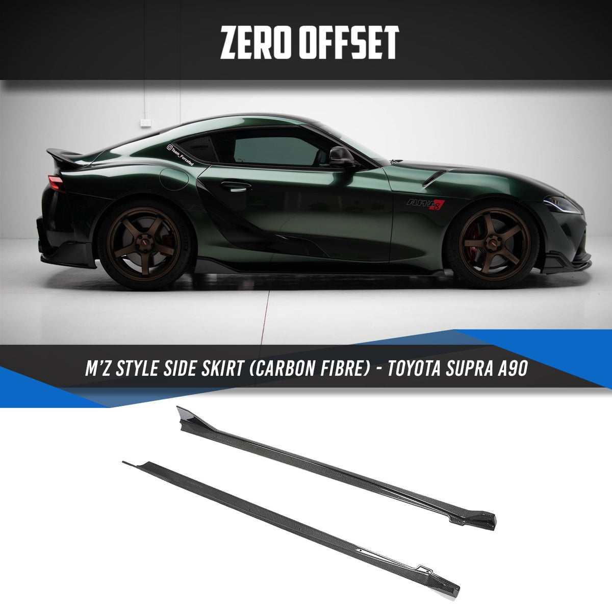 M'Z Style Side Skirts (Carbon Fibre) for Toyota Supra A90 – image 9