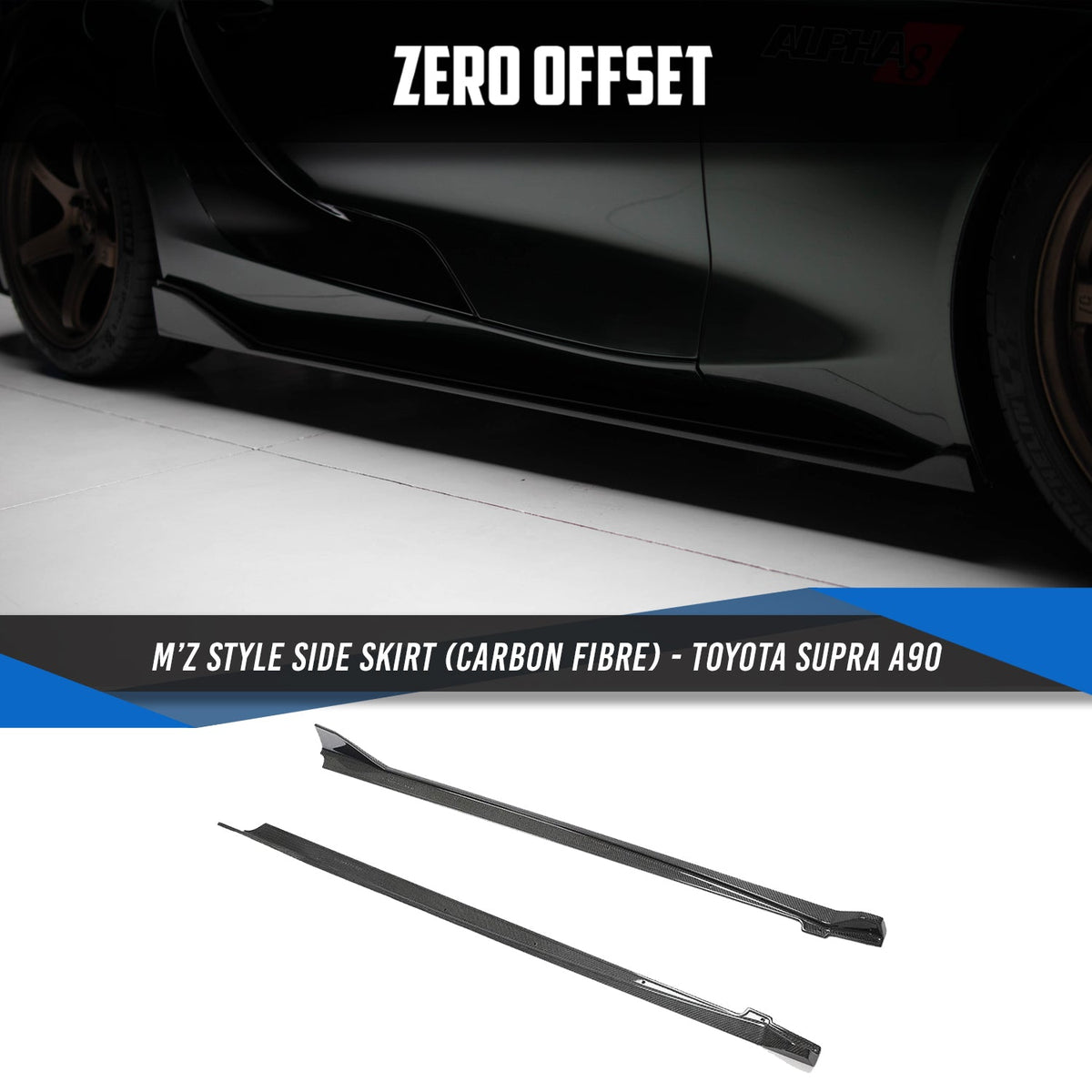 M'Z Style Side Skirts (Carbon Fibre) for Toyota Supra A90 – image 10