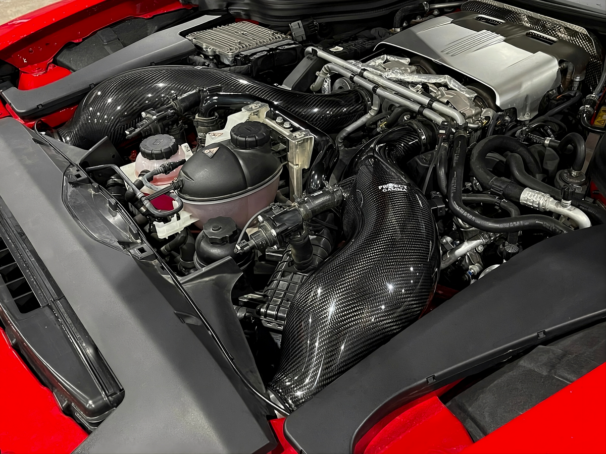 Mercedes-Benz AMG GT/GT-S/GT-R Carbon Fiber Intakes with Filters – Photo 2