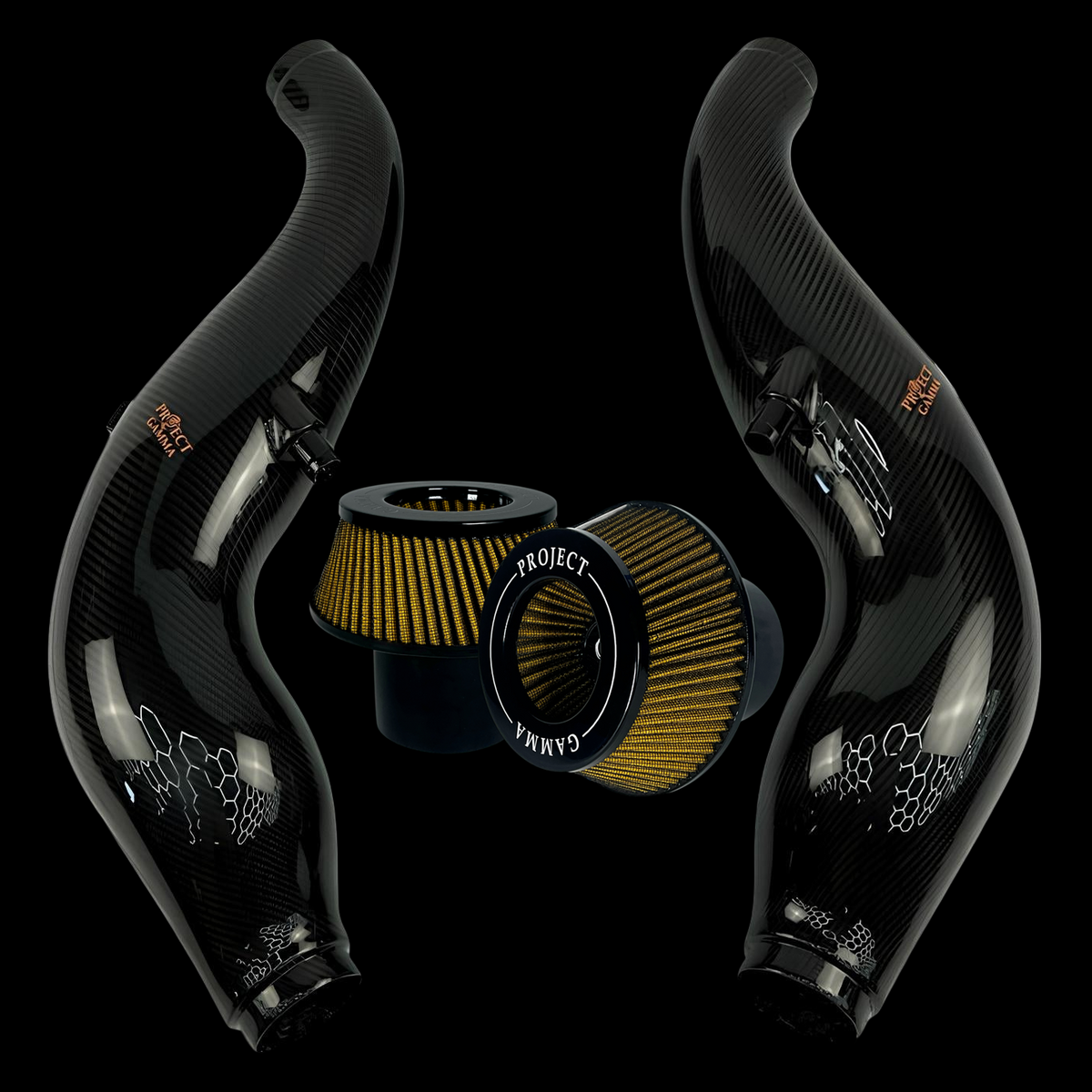 Mercedes-Benz AMG GT/GT-S/GT-R Carbon Fiber Intakes with Filters