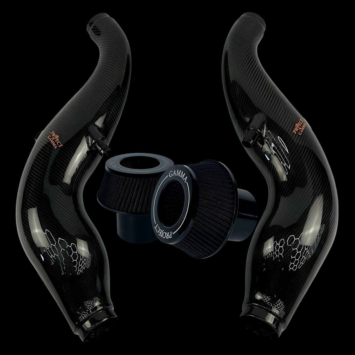 Mercedes-Benz AMG GT/GT-S/GT-R Carbon Fiber Intakes with Filters – Photo 3