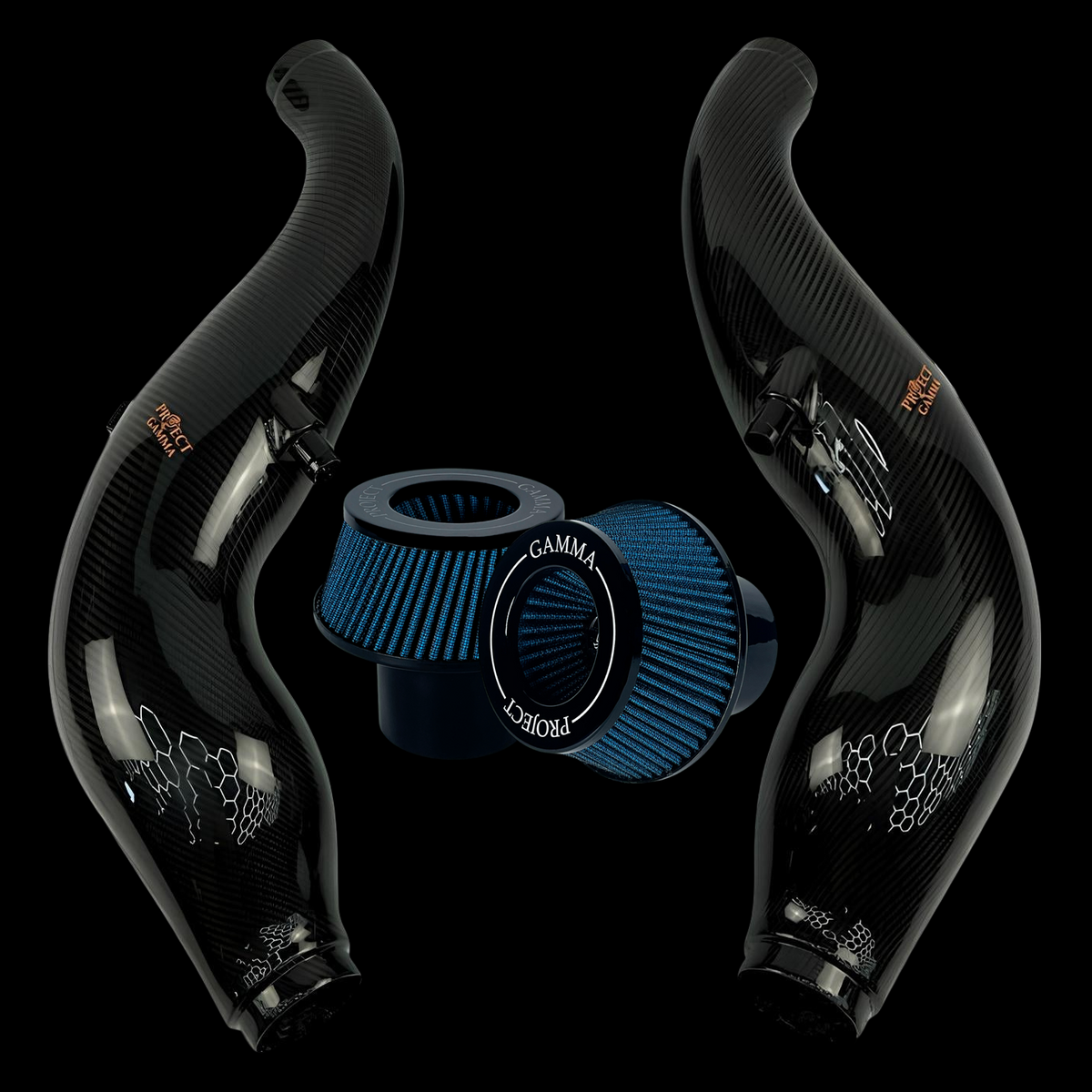 Mercedes-Benz AMG GT/GT-S/GT-R Carbon Fiber Intakes with Filters – Photo 5