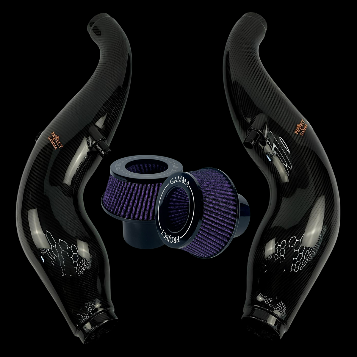 Mercedes-Benz AMG GT/GT-S/GT-R Carbon Fiber Intakes with Filters – Photo 6