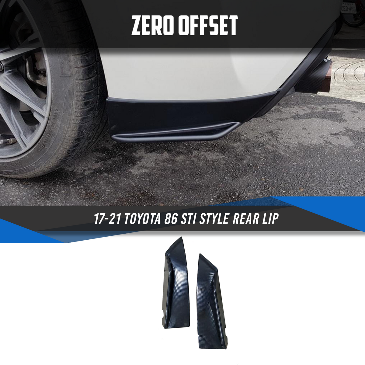 STI Style Rear Pods for Toyota 86 (ZN6) 2017-2021 – image 7