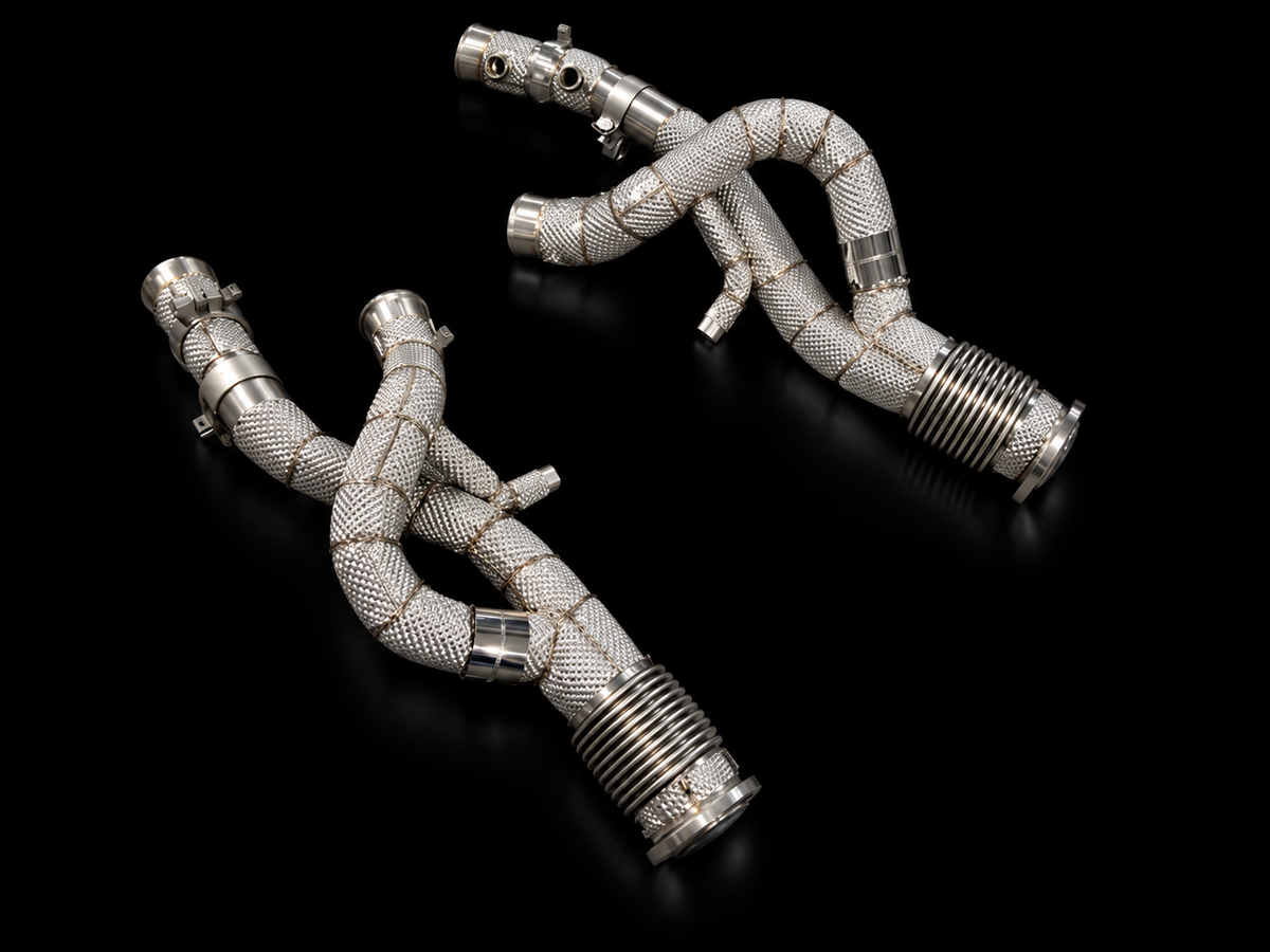 Project Gamma Lamborghini Revuelto Race Exhaust System | Catless Downpipes + Stainless Steel Exhaust – Photo 3