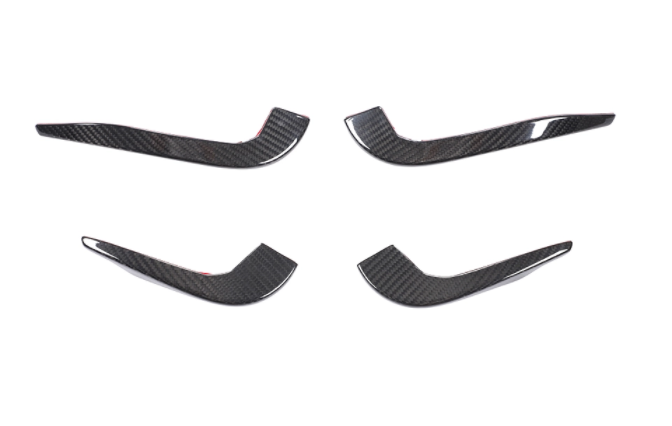 ZO Exclusive Front Bumper Canards for Audi RS3 17-21 (8V) [SEDAN] (Carbon Fibre) – image 6