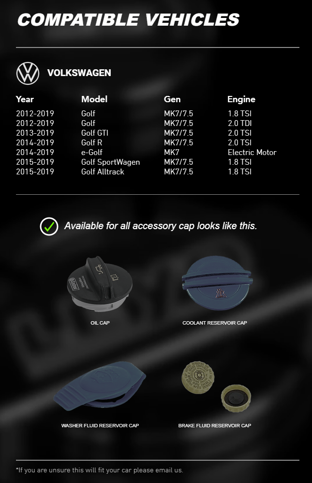 Engine Bay Accessories Cap - Volkswagen Golf MK7 Mk7.5 – image 9