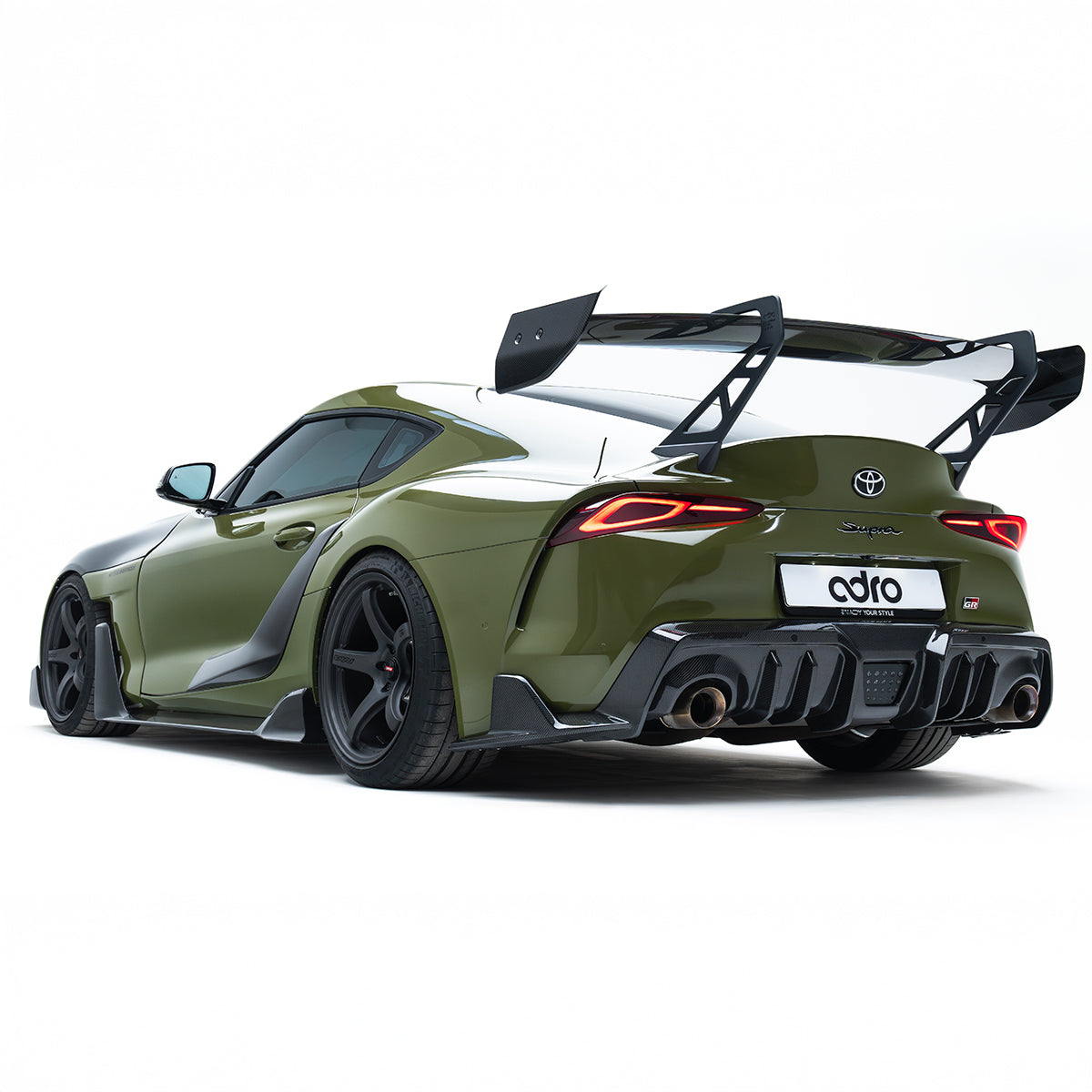 Toyota GR Supra AT-P1 Reverse Swan Neck Wing – image 2