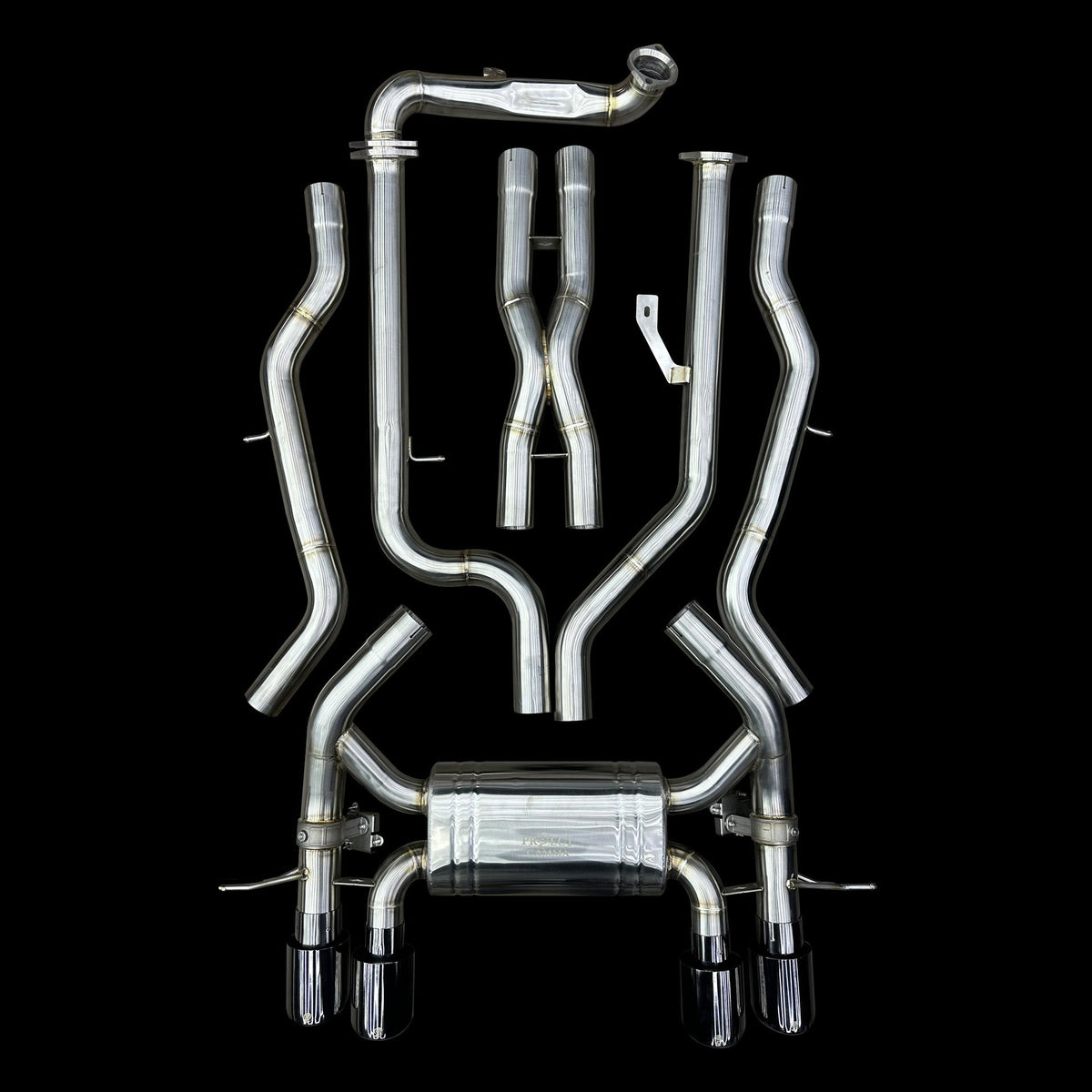 BMW M2 G87 Equal Length Catback Stainless Steel Exhaust System