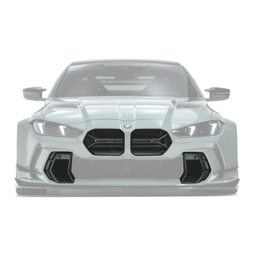 BMW G80 G81 M3/G82 G83 M4 Front Bumper Dry Carbon Fiber Grille & Duct Vents for ADRO V2 Front Bumper 2020+