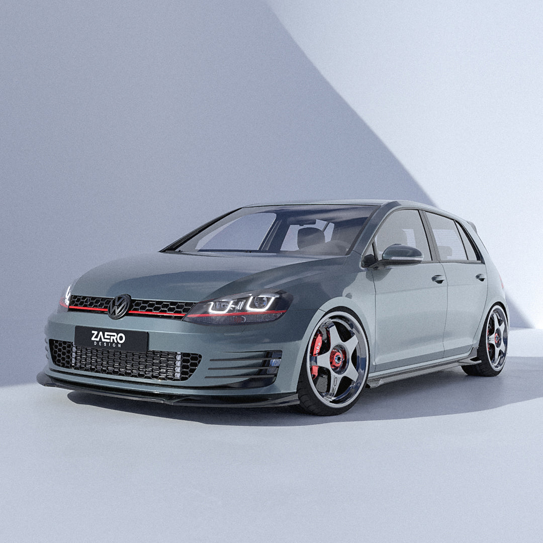 EVO-1 Front Lip/Splitter for Volkswagen Golf GTI MK7 2013-2017 – image 7