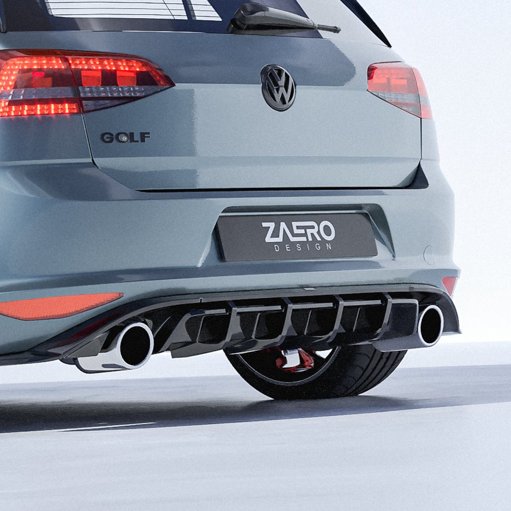EVO-1 Rear Diffuser for Volkswagen Golf GTI MK7 2013-2017 – image 4