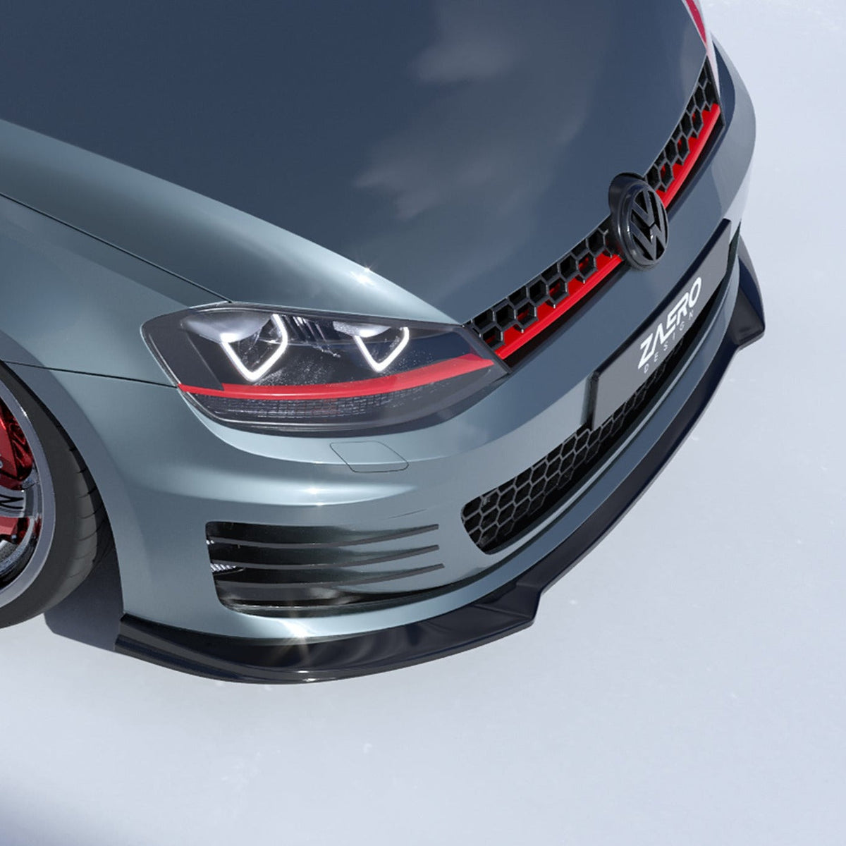 EVO-1 Front Lip/Splitter for Volkswagen Golf GTI MK7 2013-2017 – image 3