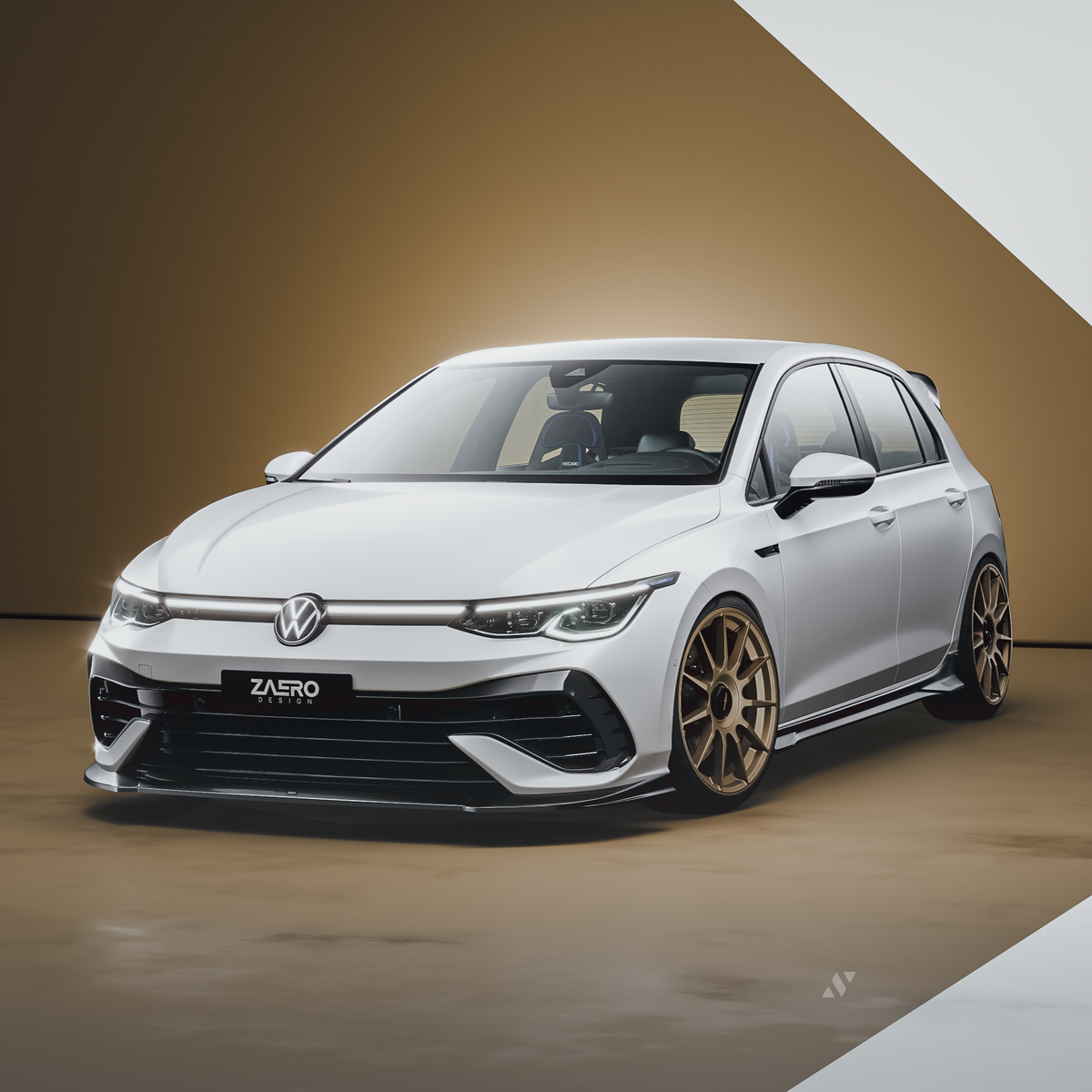 EVO-1 Front Lip for Volkswagen Golf R MK8 2021-2024 – image 5