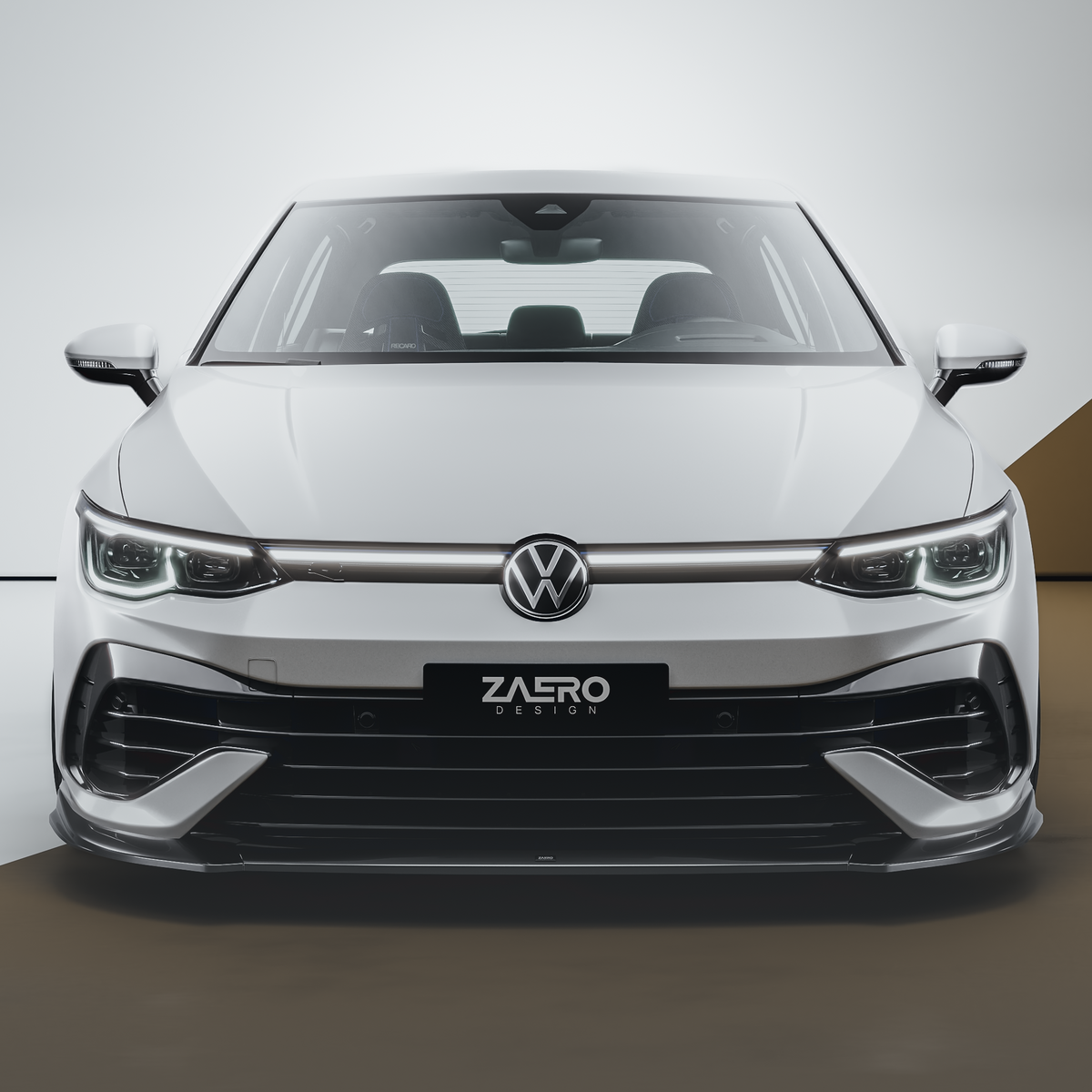 EVO-1 Front Lip for Volkswagen Golf R MK8 2021-2024 – image 4